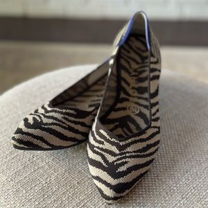 Rothy’s The Point in Zebra 🦓 print